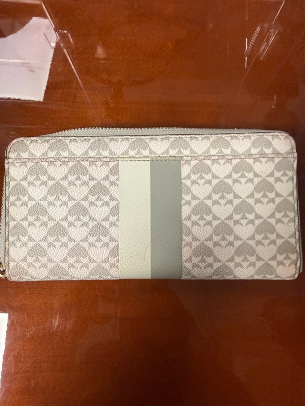 Kate Spade Pale Pink Logo Zip Continental Wallet - Picture 3 of 7